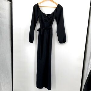 Lily Rise Size XS Romper Jumpsuit Balloon Sleeves Smocking in Back